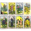 78 Tarot Cards, Rider Edition, Tarot Divination, Herbal Tarot, Japanese