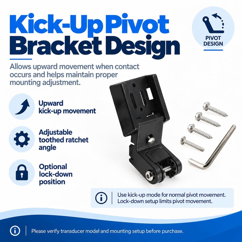 740093-1 7400931 Transducer Bracket Compatible with Humminbird XNT Transducers, MHX