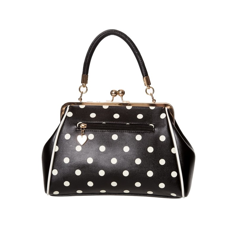 Banned Crazy Little Thing Vintage Bag 50s Rockabilly Polka Top