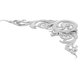 Ekena Millwork APLC080X040HURUF-L Applique, White