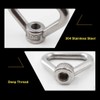 304 Stainless Steel Eye Nut M10 Triangle Ring Shape Lifting