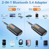 Bluetooth 5.4 Transmitter Receiver 2 in 1 Wireless Aux B-luetooth