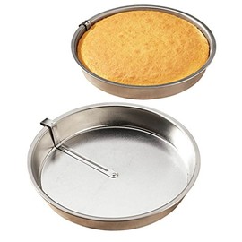 WalterDrake Set of 2 Easy Release Cake Pans, Made of Aluminum, 8” Dia.