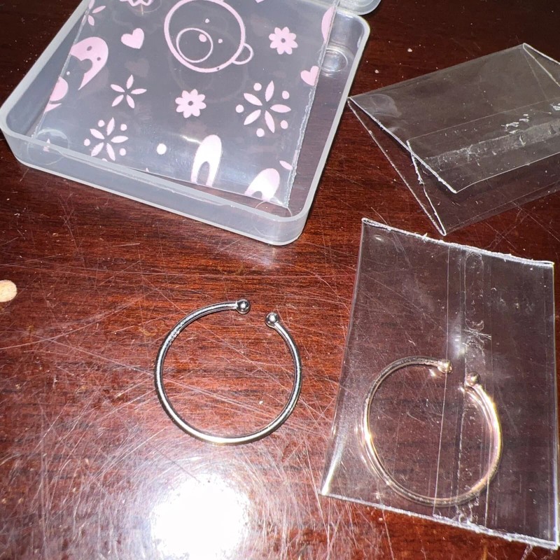 Body Jewelry 3PC 925STERLING SILVER RING BODY JEWELRY WOMEN GIRLS