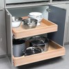 Mulush Pull Out Cabinet Drawer, 29”W x 21”D Soft Close