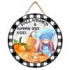 Fall Sign Fall Wishes & Pumpkin Spice Kisses Wood Sign