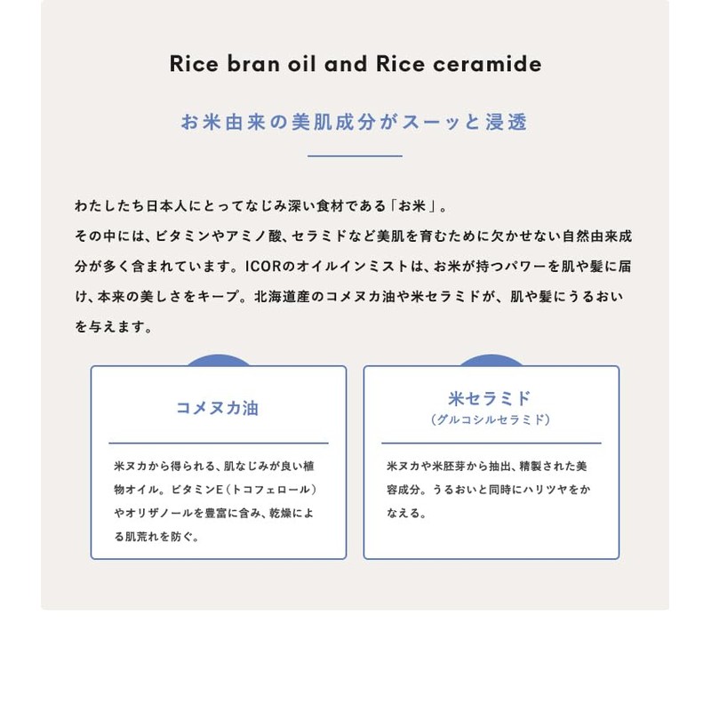 ICOR Oil Mist (Moisturizing Mist) (For Refill)