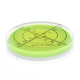 Bullseye Spirit Bubble Surface Level Round Inclinometers for Surveying Instruments and Tribrachs 60X12MM