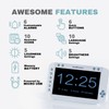 Screaming Meanie Forte Alarm Clock - Extra Large 9” Display,
