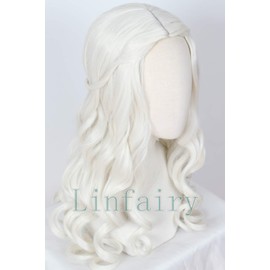 Linfairy Queen Style Cosplay Wig, Heat Resistant Wig, Costume Accessory, L48, Festival, Disguise, Cos Wig