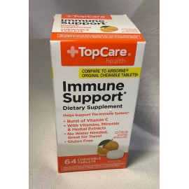 Top Care Immune Support Supplement 64 Ct. New Sealed Exp. 7/24