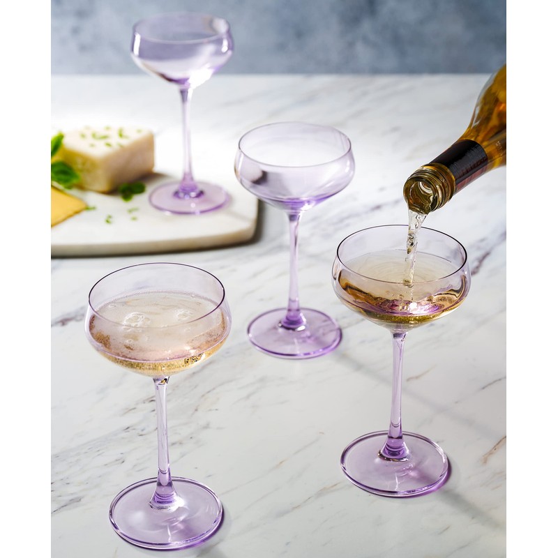 Godinger Martini Glasses, Coupe Cocktail Glasses, European Martini Glass Cocktail