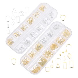Baluue Zinc Alloy Nail Decors for DIY Nail of Fingernail Sequins for Manicure Crafting Durable and Easy to Use for Beginners and Professionals