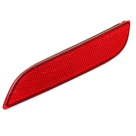 DAT AUTO PARTS Rear Left Driver Side Back Bumper Cover Reflector Lamp Marker Light Insert Replacement For 2018-2024 Toyota Camry RX Without F-SPORT Includes Hybrids Red Plastic Lens TO1184110