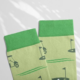 Golf Gift Socks Present for Women's Funny Golfing Quote Number One Size 4-7