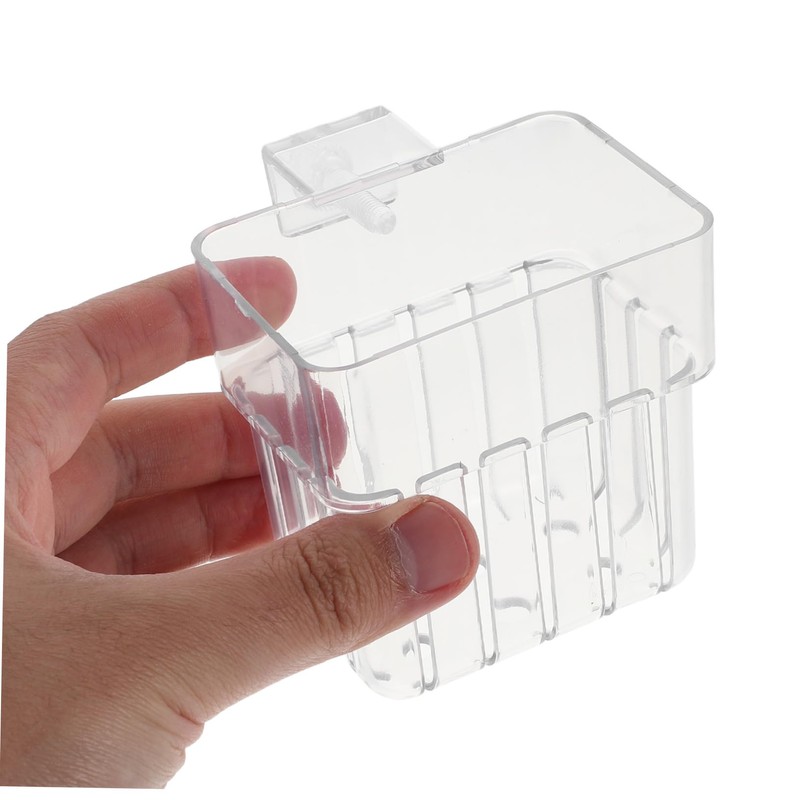 SUPVOX 8pcs Aquarium Hanging Planter Cups Transparent Acrylic Fish Tank
