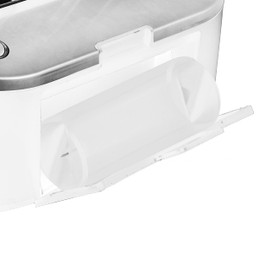 CRDLB0001 Egg Steamer, Boiled Egg Maker, Boiled Egg Machine, Voice Announcement of Finished Production, White