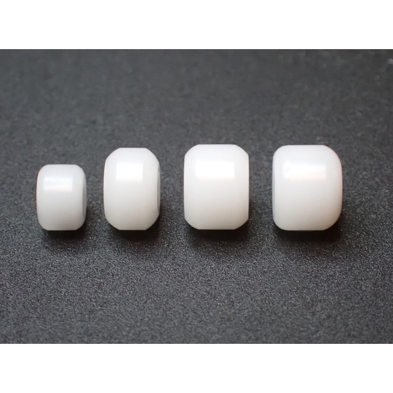 SPITBOARDS Fingerboard Bell Wheels with Real Ball Bearings, Professional CNC