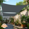 NAKIHOUSE Waterproof Sun Sail with Mounting Kit, 3 x 4