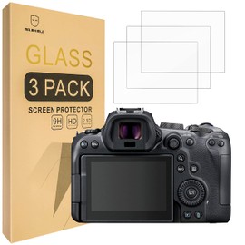 Mr.Shield [3-Pack] Screen Protector For Canon EOS R6 R6II Mark II R7 Camera [Tempered Glass] [Japan Glass with 9H Hardness] Screen Protector