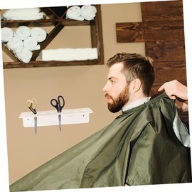 Outanaya Professional Hairdressing Scissor Stand Modern Makeup Brush Box Salon Shear Holder Rack