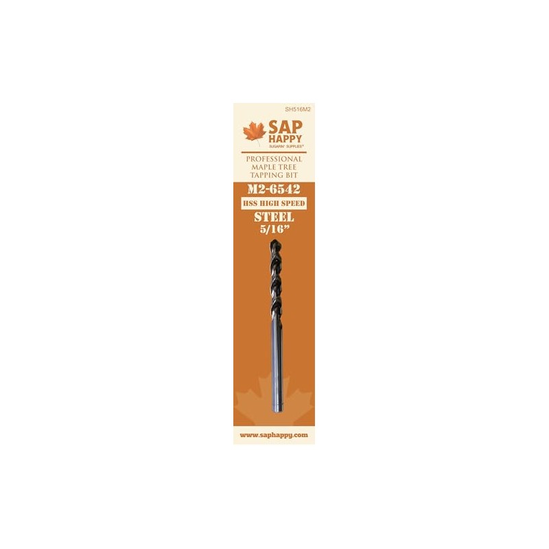 Sap Happy - Profesional Maple Tree Tapping Drill Bit for
