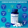 60 Capsulas, 8 Compuestos de Magnesio Premium, (Treonato, Aspartato, Bisglicinato,
