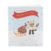 Boofle Christmas Card from the Cat - Cute Design
