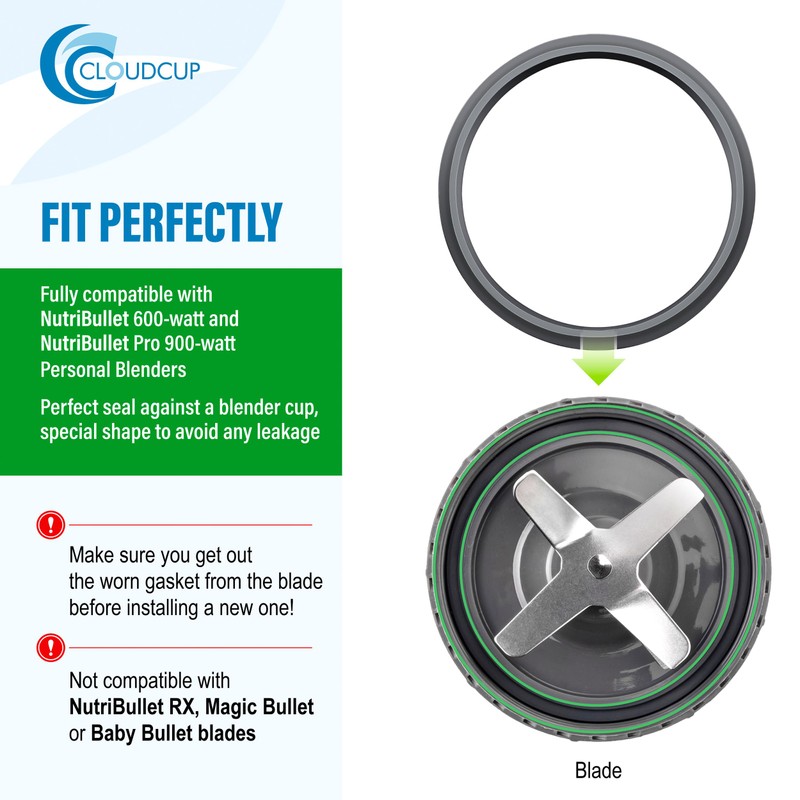 Gasket Replacement Rubber Seal Ring Gaskets for Nutribullet Parts Accessories