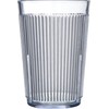 Carlisle 400807 Crystalon Stackable SAN Tumbler, 8.3 oz. Capacity, Clear