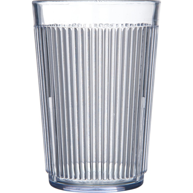 Carlisle 400807 Crystalon Stackable SAN Tumbler, 8.3 oz. Capacity, Clear
