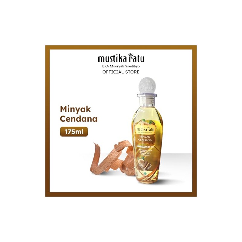  mustika ratu, Minyak, 175ml, Cendana (Pack of 1)