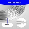 TECHZOCO Galvanized Iron Wire, Flower Wire, Craft Wire, Roll of