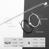 HLenyoy Best Friend Chain Bracelets for 2 Matching Yin Yang