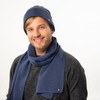 LIERYS Fine Merino Strickmütze Damen/Herren mit Umschlag - Wintermütze aus