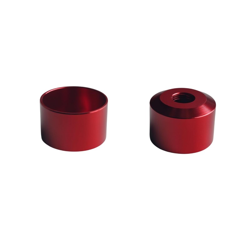 DEWHEL Red Aluminum Lift Up Reverse Lock-Out Shift Knob Adapter