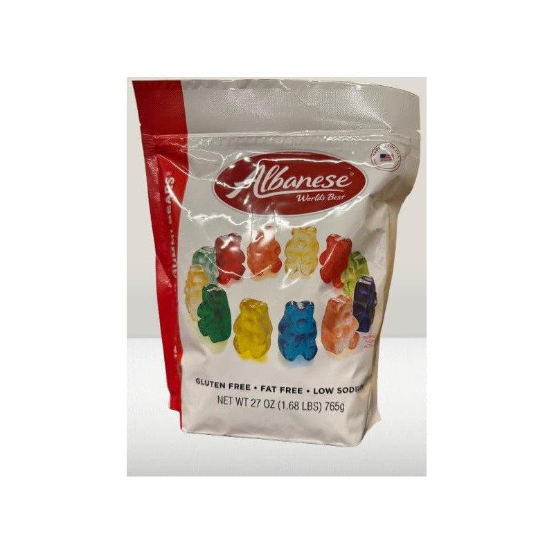 Albanese World's Best 12 Flavor Gummi Bears, 27oz