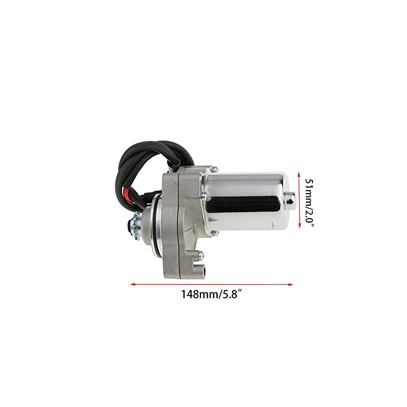 ATV Starter 3 Bolt Motor with Line Fit for 50cc