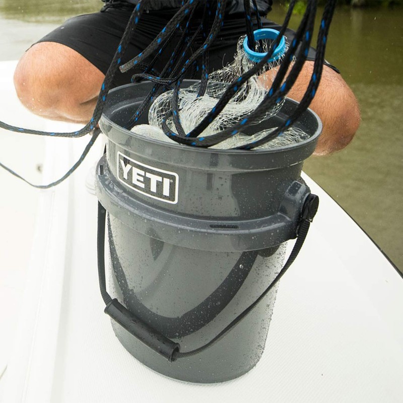 YETI Loadout 5-Gallon Bucket, Impact Resistant Fishing/Utility Bucket, Wetlands Brown