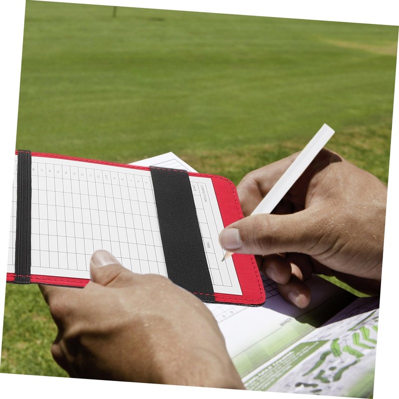 BIUDECO Golf Scorecard Holder Golf Yardage Book Golfing Notebook Portable