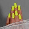 KQueenest Neon Green Press On Nails Long Square - Summer