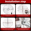 Fire Pit Spark Screen,36 Inch Fire Pit Screen Cover Stainless