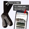 HOT FEET Work Socks for Men, Long All Weather Boot