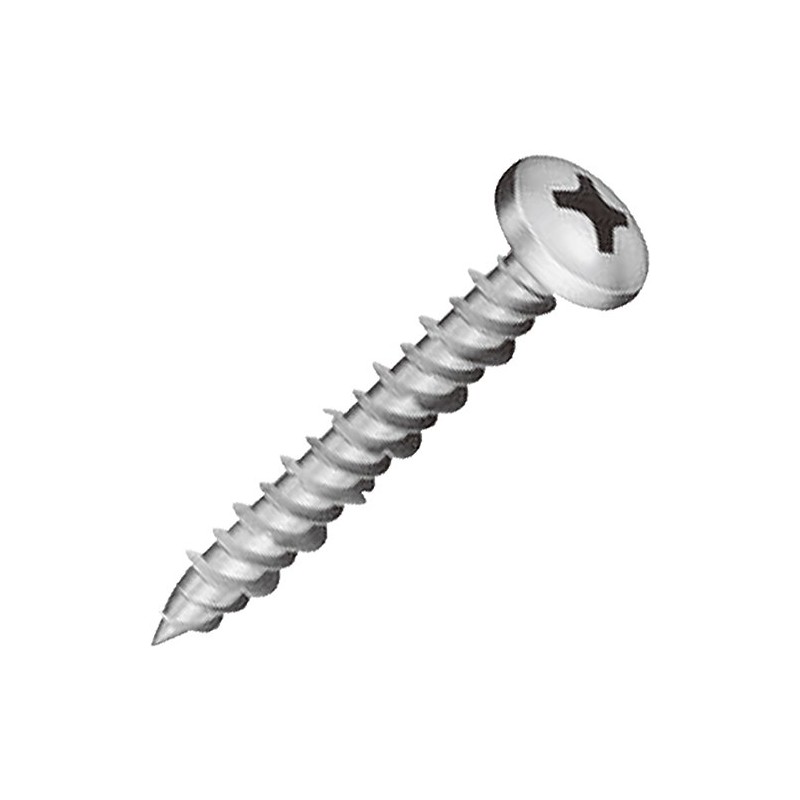Yamahiro PV545FS Concrete Screw Biscon Pan (Trivalent Silver) 0.2 x