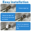 6 Pcs Universal Radiator Valve Caps, Radiator Caps, Replacement Central
