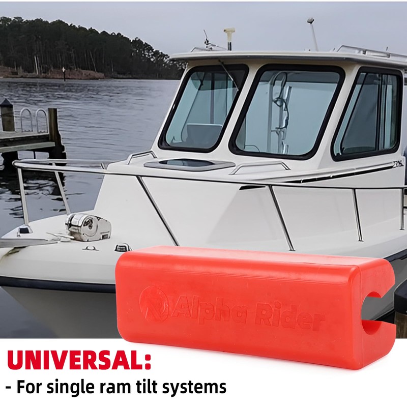 AUTOVIC Transom Saver Support for Single Ram Tilt Systems Motor