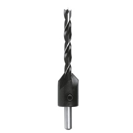 Fisch FSH-137047 Drill with Countersink, 1/4-Inch/6mm
