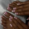 60 Uñas Postizas - French Tip Blancas Para Manos Y