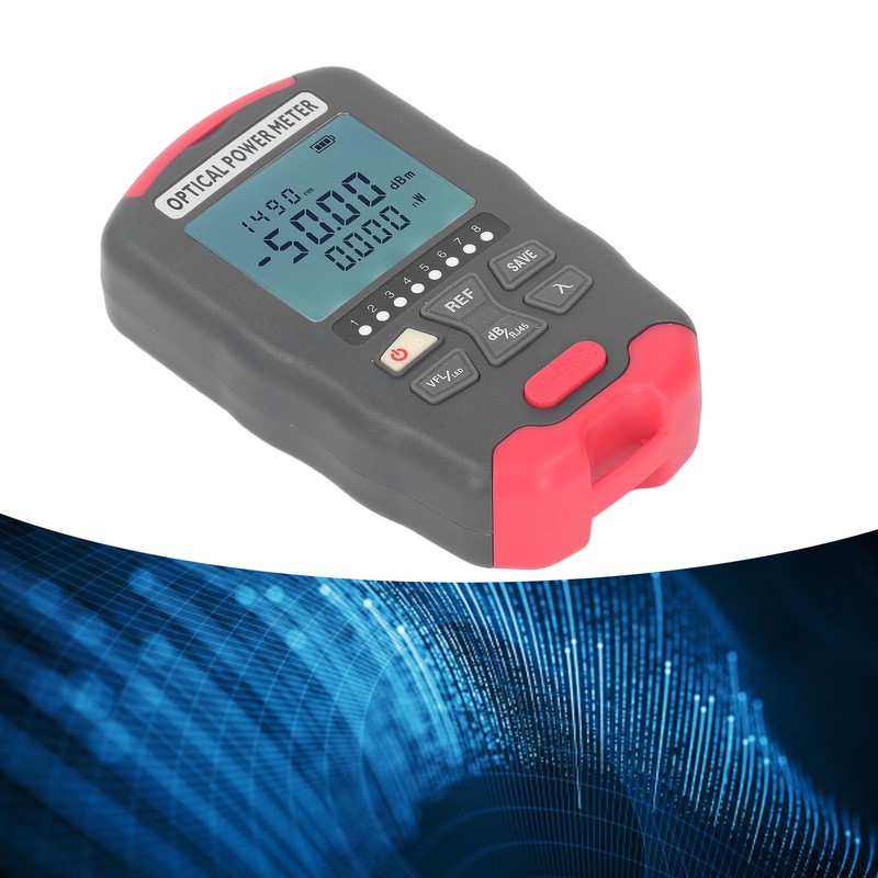 Optical Fiber Power Meter Red Light Source Network Optic Tester