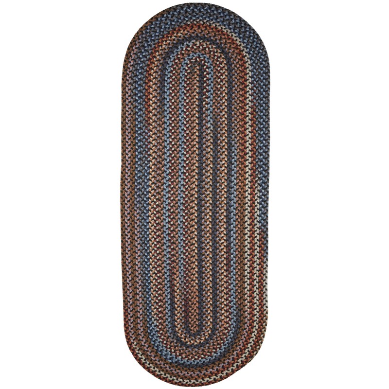 Super Area Rugs Premium Wool Braided Rug - Soft &